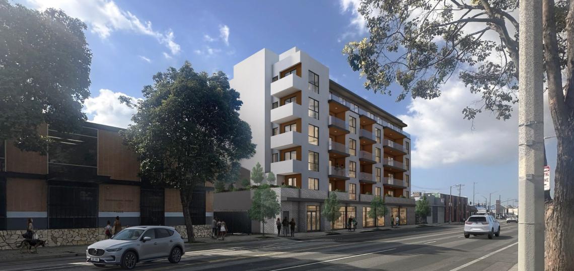 アート・デザイン・音楽 Apartment Buildings Today 5048 W. Jefferson Boulevard | Urbanize LA